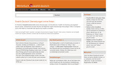 Desktop Screenshot of kiswahili-deutsch.info
